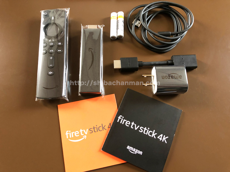 Fire TV Stick 4K セット内容